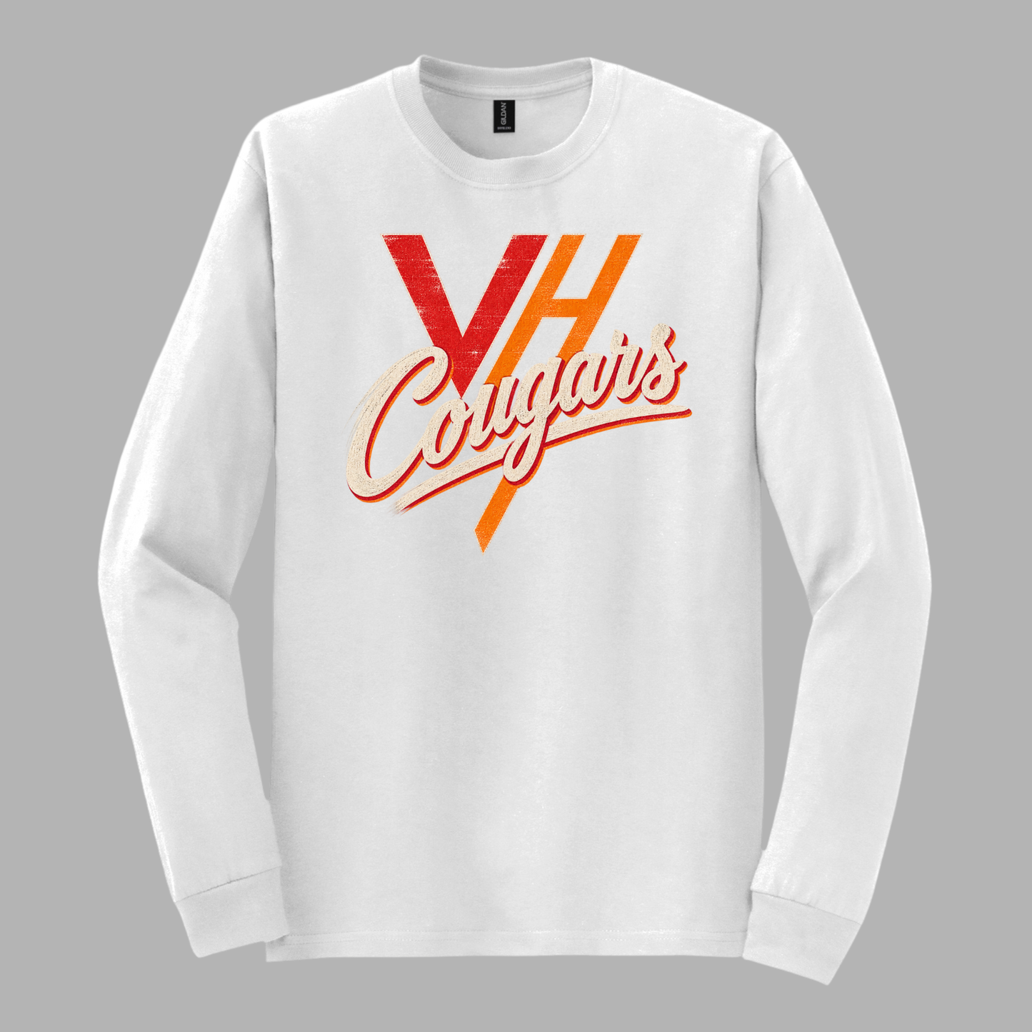 VH Booster Club Vintage Gildan® Youth Heavy Cotton™ 100% Cotton Long Sleeve T-Shirt (YOUTH)