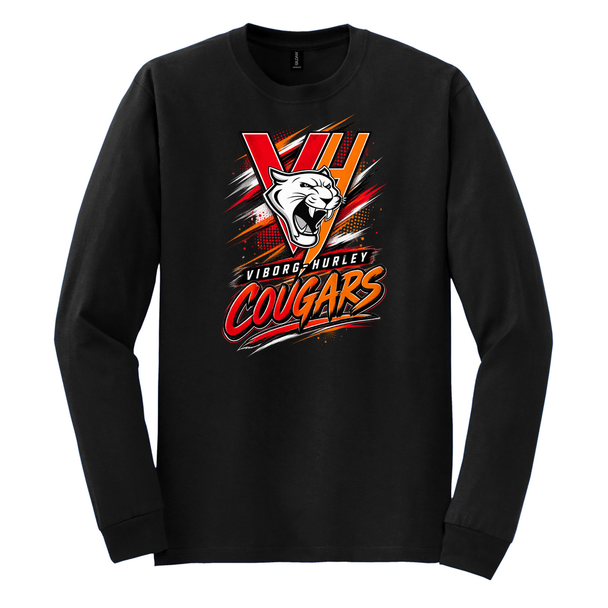 VH Booster Club Graphic Gildan® DryBlend® 50 Cotton/50 Poly Long Sleeve T-Shirt