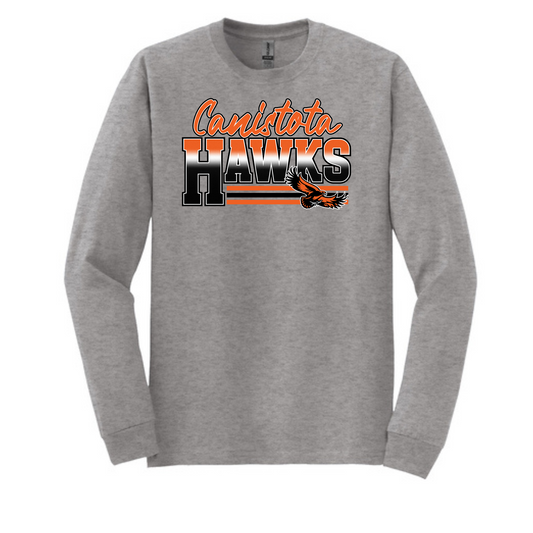 Canistota Booster Club Gildan® Youth Heavy Cotton™ 100% Cotton Long Sleeve T-Shirt (YOUTH)
