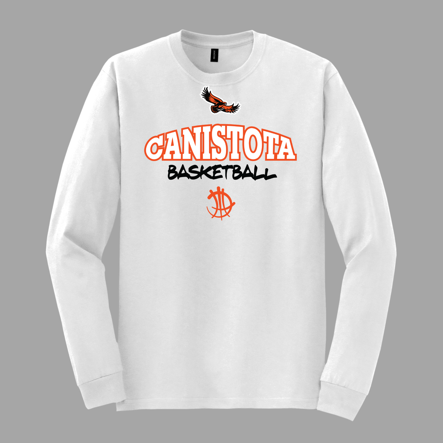 Canistota Basketball Gildan® - DryBlend® 50 Cotton/50 Poly Long Sleeve T-Shirt