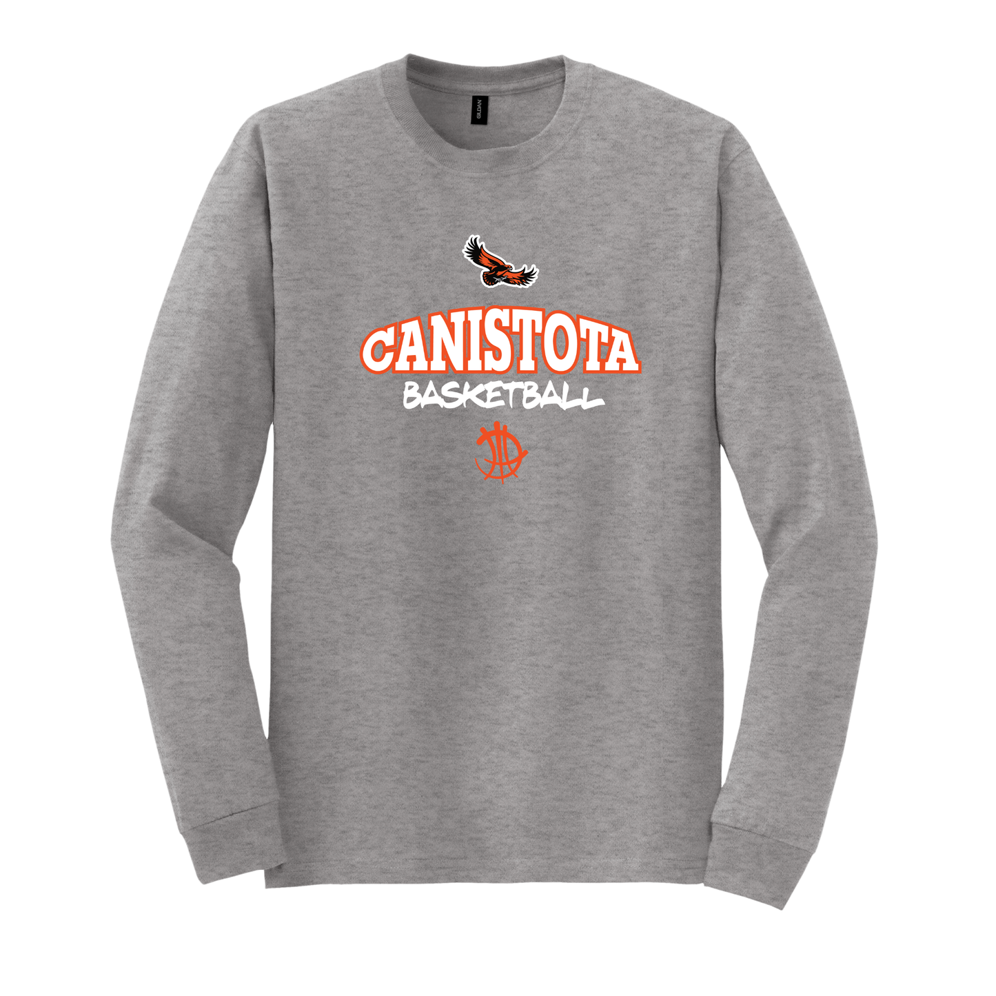 Canistota Basketball Gildan® - DryBlend® 50 Cotton/50 Poly Long Sleeve T-Shirt