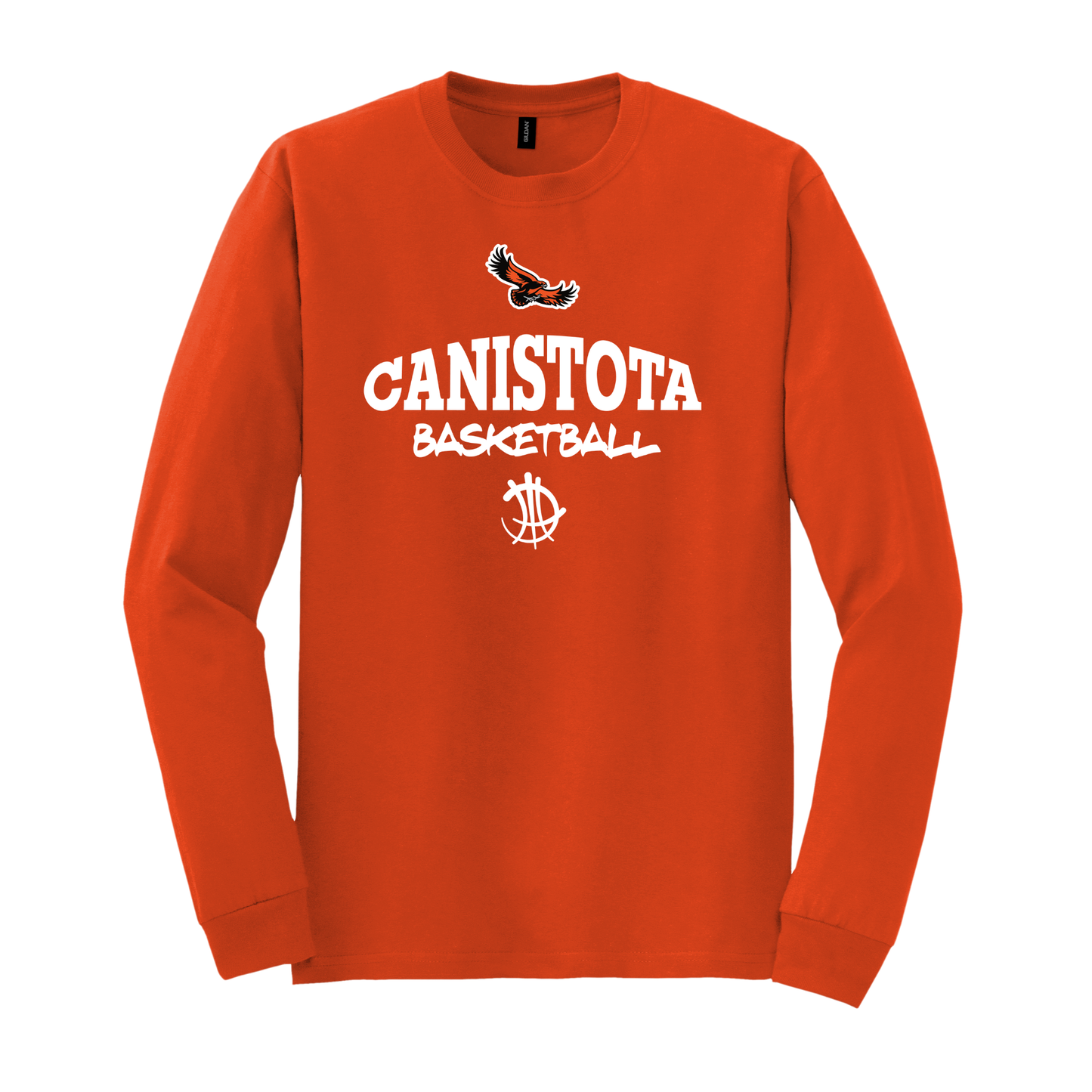 Canistota Basketball Gildan® - DryBlend® 50 Cotton/50 Poly Long Sleeve T-Shirt