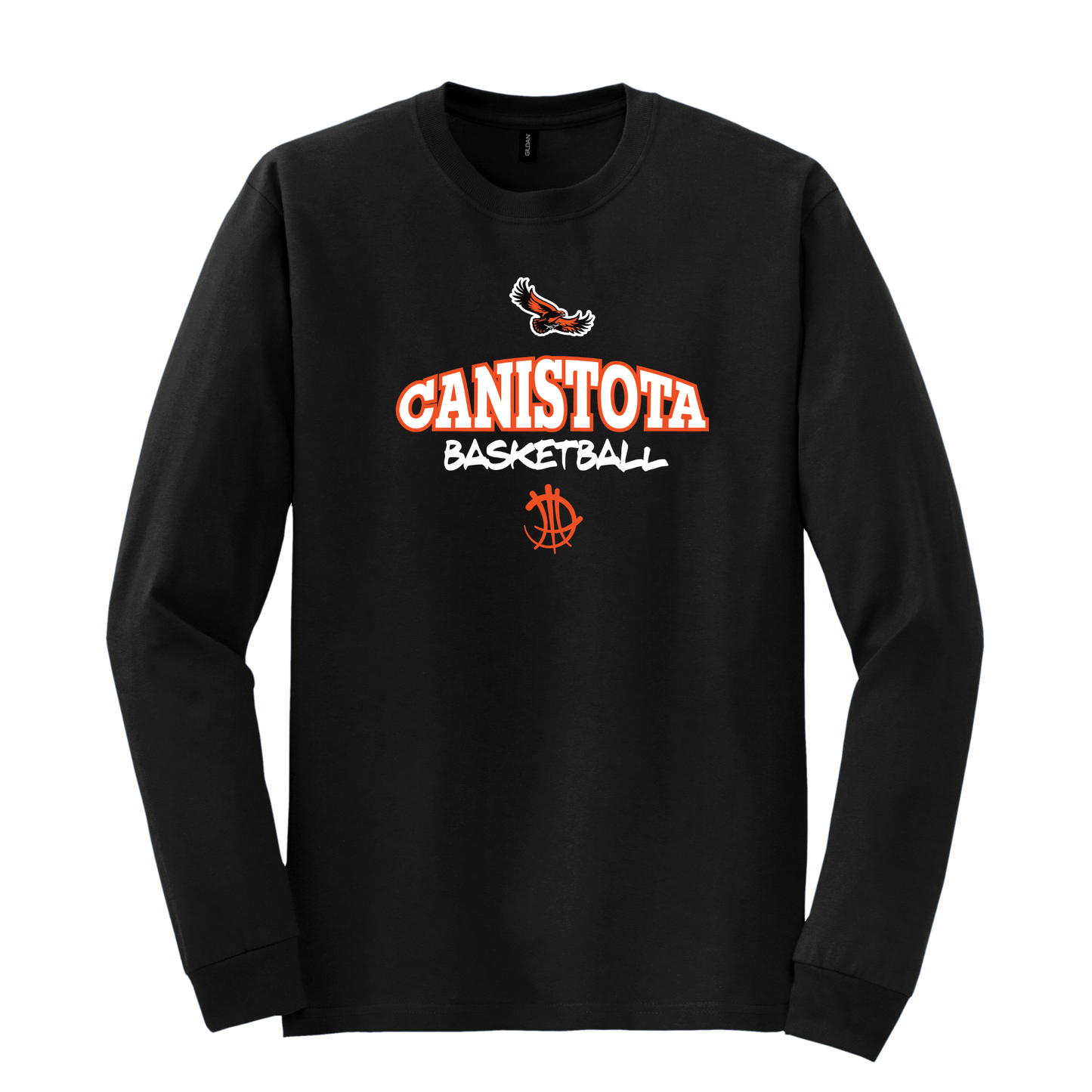 Canistota Basketball Gildan® - DryBlend® 50 Cotton/50 Poly Long Sleeve T-Shirt