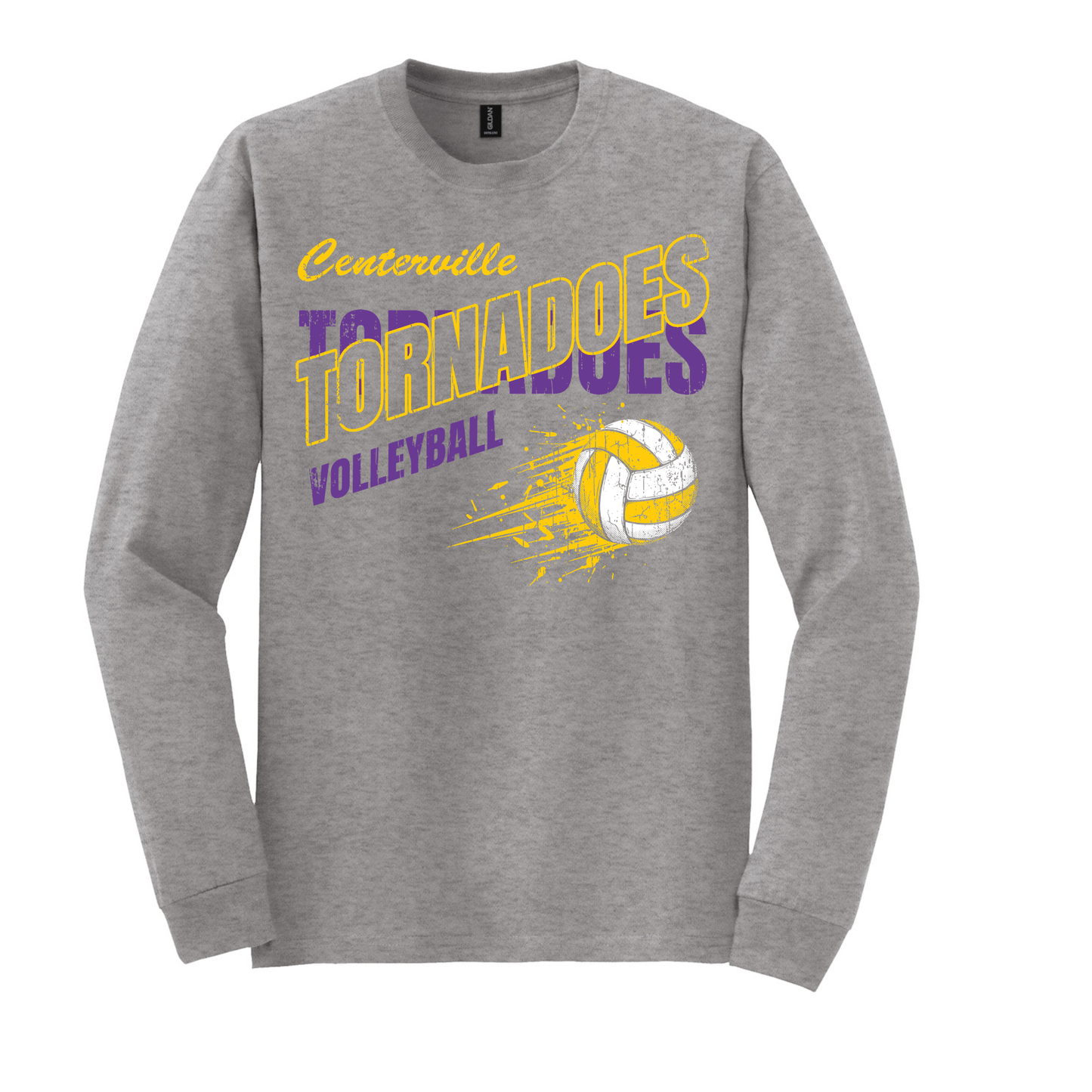 Centerville Volleyball Gildan® DryBlend® 50 Cotton/50 Poly Long Sleeve T-Shirt