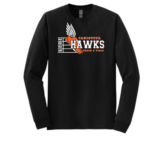 Canistota Track and Field Gildan® Youth Heavy Cotton™ 100% Cotton Long Sleeve T-Shirt