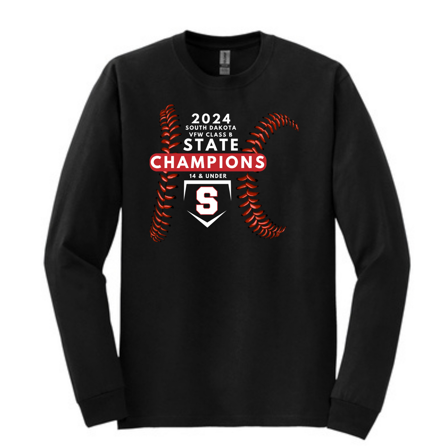 14U Sticks State Gildan® - DryBlend® 50 Cotton/50 Poly Long Sleeve T-Shirt