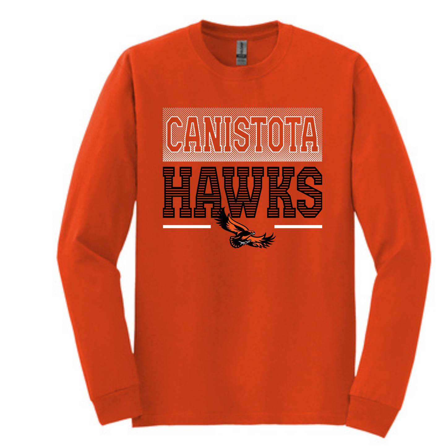 Canistota Hawks Gildan® - DryBlend® 50 Cotton/50 Poly Long Sleeve T-Shirt