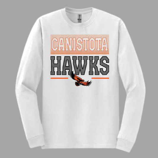 Canistota Hawks Gildan® - DryBlend® 50 Cotton/50 Poly Long Sleeve T-Shirt