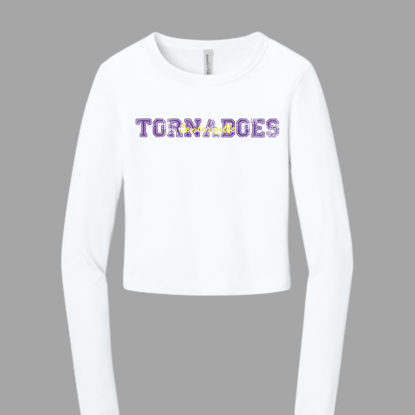 Centerville Booster Club BELLA+CANVAS® Women’s Micro Rib Long Sleeve Baby Tee