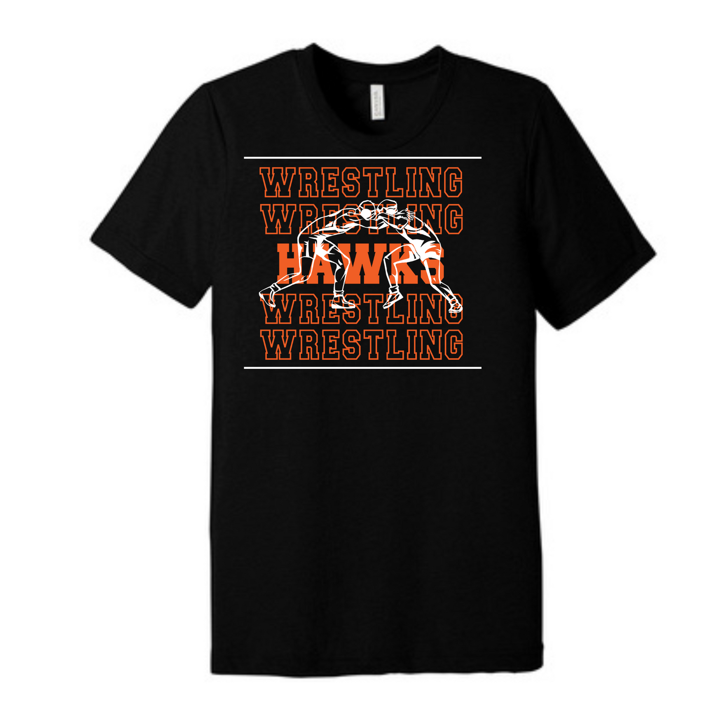 Canistota Hawks Wrestling BELLA+CANVAS ® Unisex Triblend Short Sleeve Tee