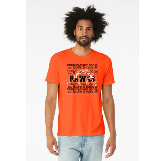 Canistota Hawks Wrestling BELLA+CANVAS ® Unisex Triblend Short Sleeve Tee