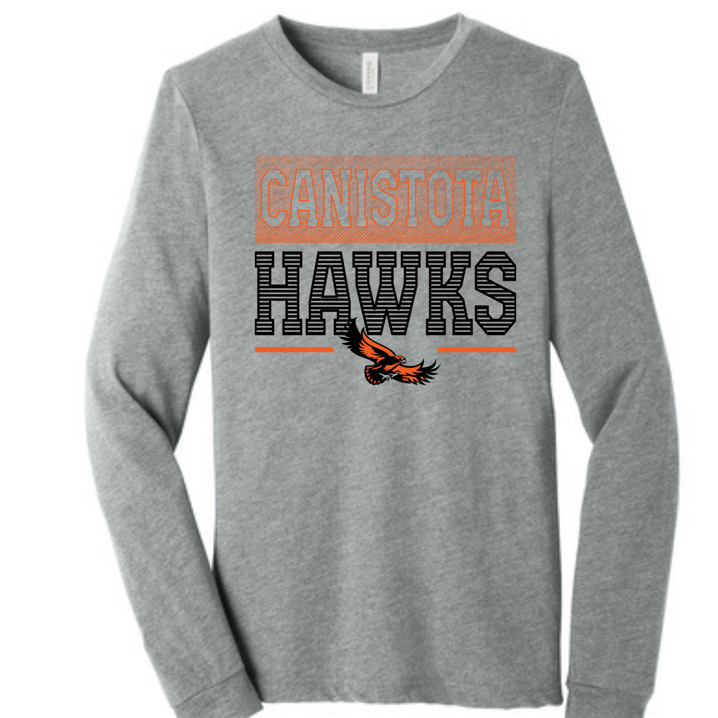 Canistota Hawks District® Youth Perfect Tri® Long Sleeve Tee