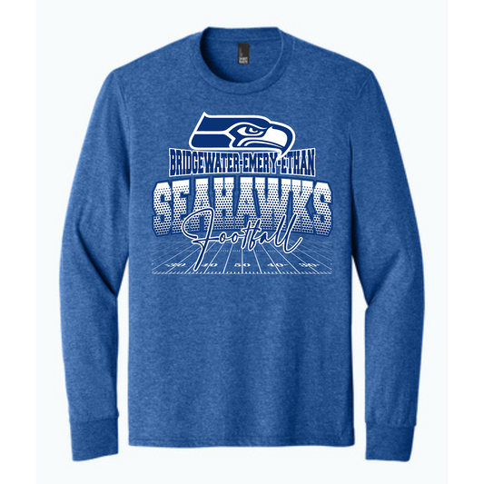 B-E-E Seahawks Football Triblend Longsleeve