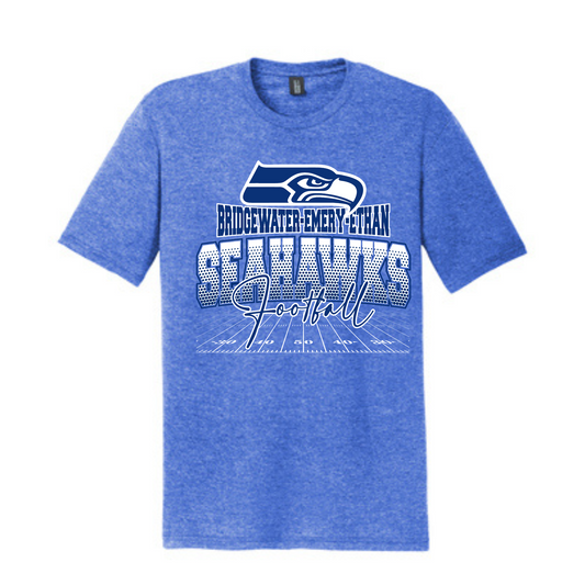 B-E-E Seahawks Football Triblend Tee