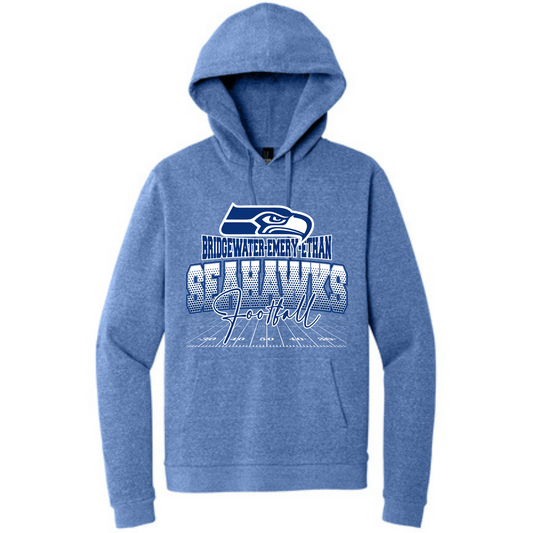 B-E-E Seahawks Football Triblend Hoodie