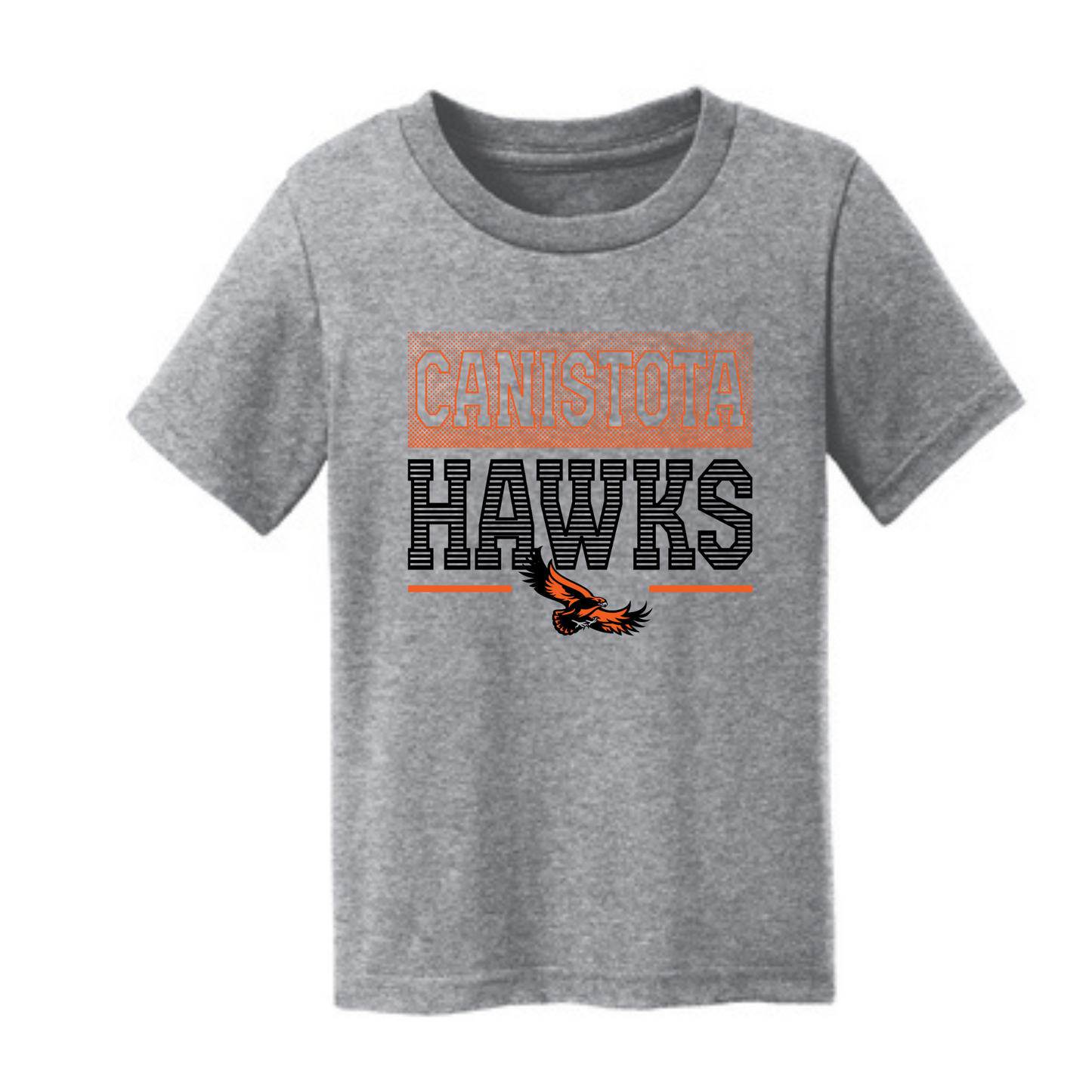 Canistota Hawks Port & Company® Toddler Core Cotton Tee