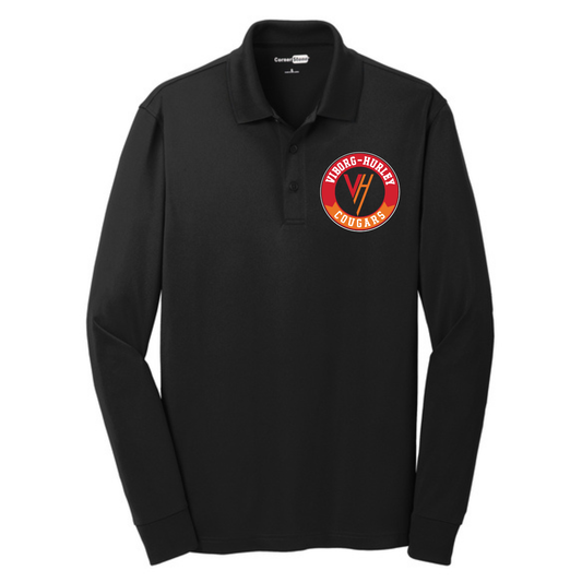 Viborg-Hurley Staff CornerStone® Select Snag-Proof Long Sleeve Polo