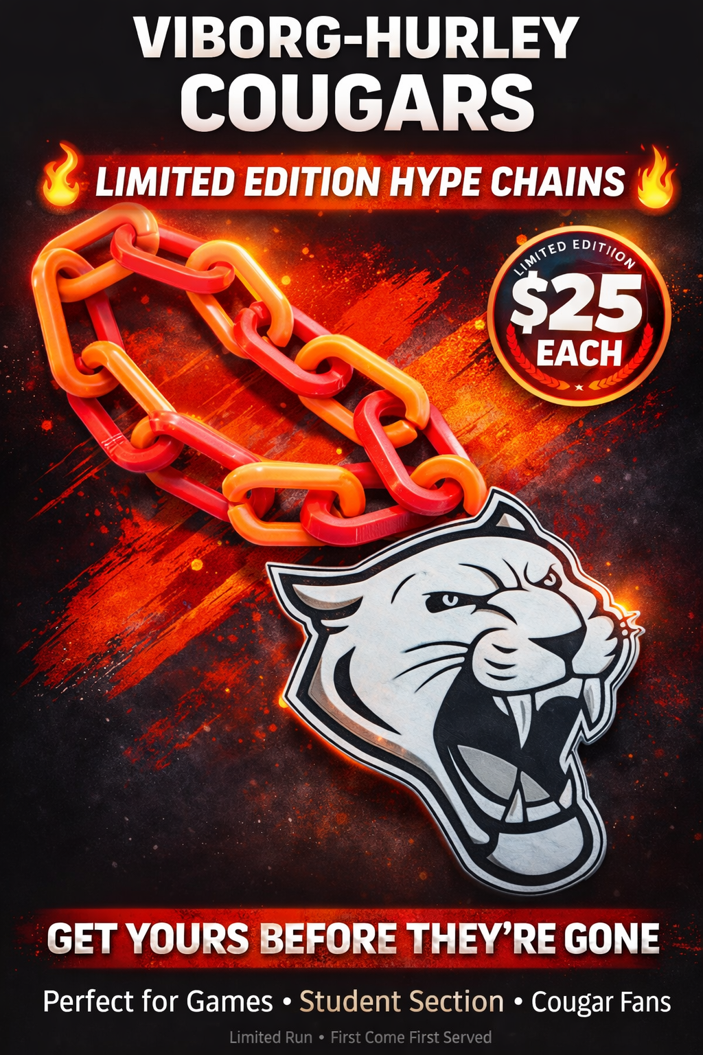VH Cougars Hype Chain