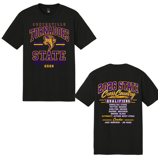 Centerville State XC District® Perfect Tri® Tee