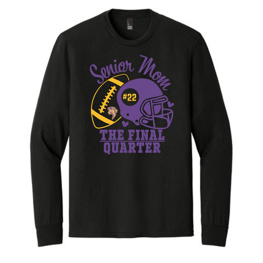 Centerville Senior Football Mom District® Perfect Tri® Long Sleeve Tee