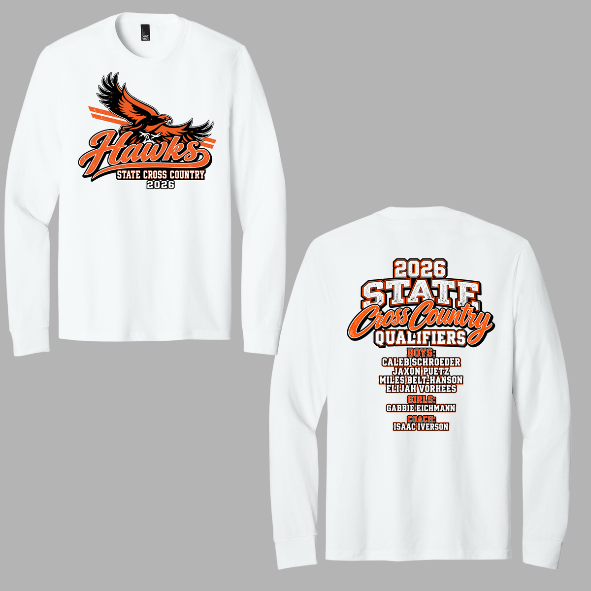 Canistota State XC District® Perfect Tri® Long Sleeve Tee