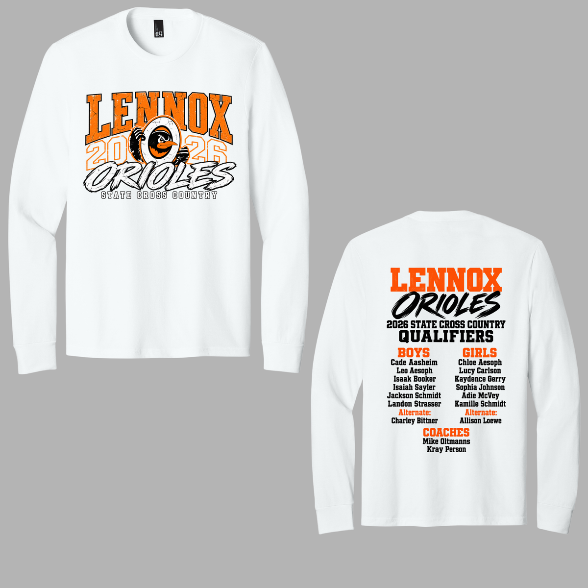 Lennox State XC District® Perfect Tri® Long Sleeve Tee