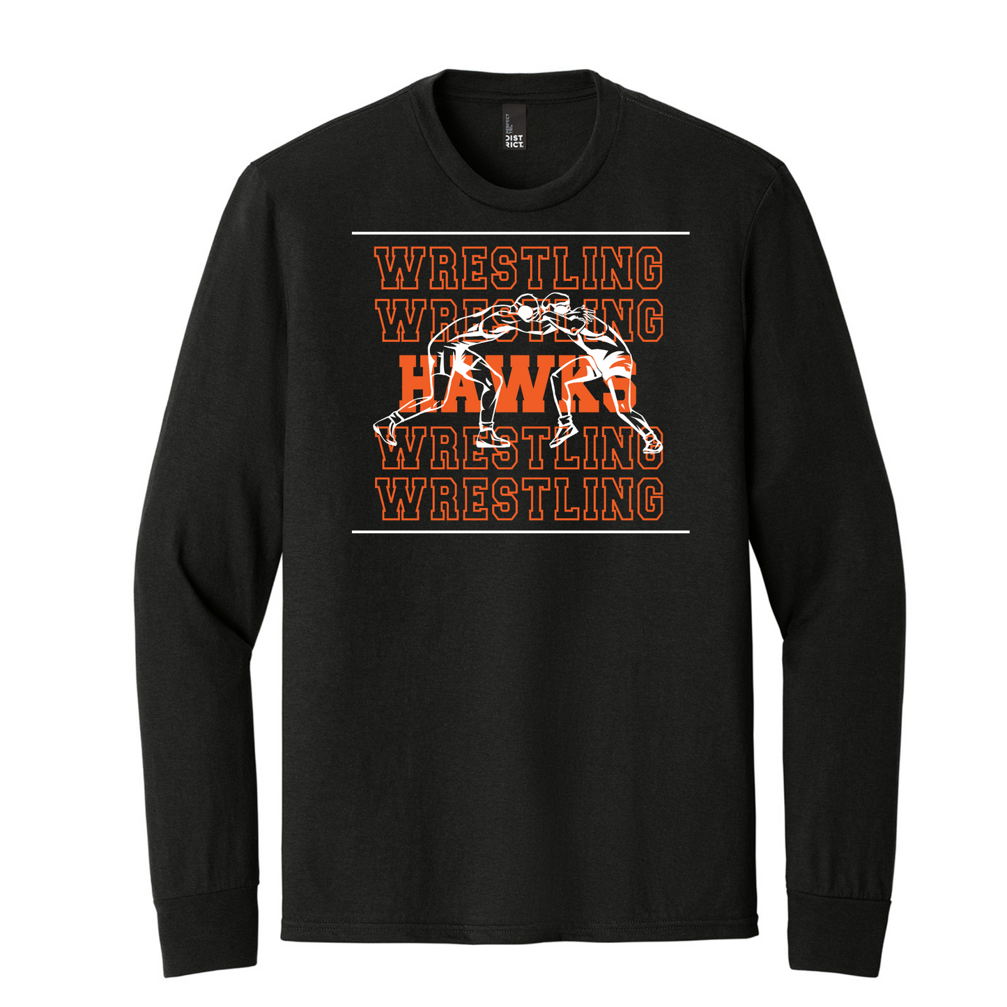 Canistota Hawks Wrestling District ® Perfect Tri ® Long Sleeve Tee