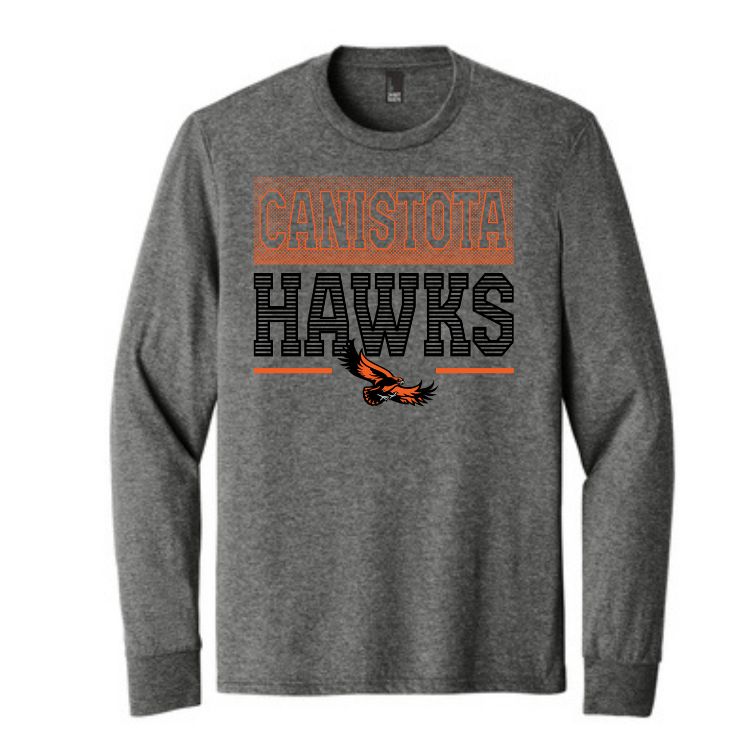 Canistota Hawks District ® Perfect Tri ® Long Sleeve Tee