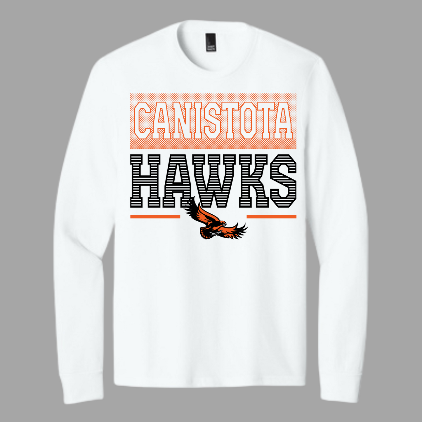 Canistota Hawks District® Youth Perfect Tri® Long Sleeve Tee