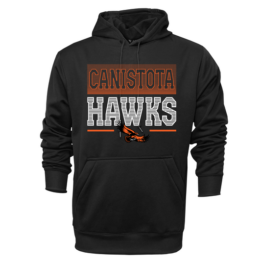 Canistota Hawks BAW Adult Pullover Hooded Sweatshirt