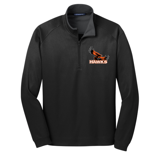 Canistota Booster Club Port Authority® Vertical Texture 1/4-Zip Pullover