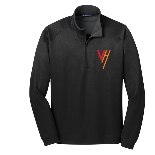 VH Booster Club Port Authority® Vertical Texture 1/4-Zip Pullover