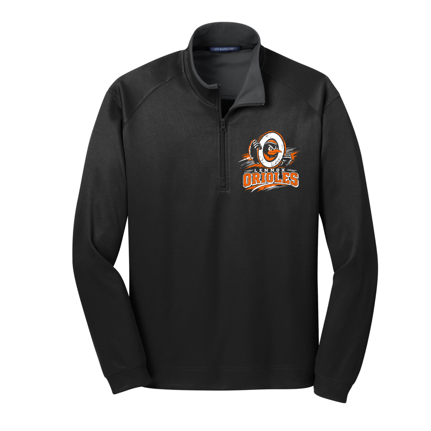 Lennox Booster Club Port Authority® Vertical Texture 1/4-Zip Pullover