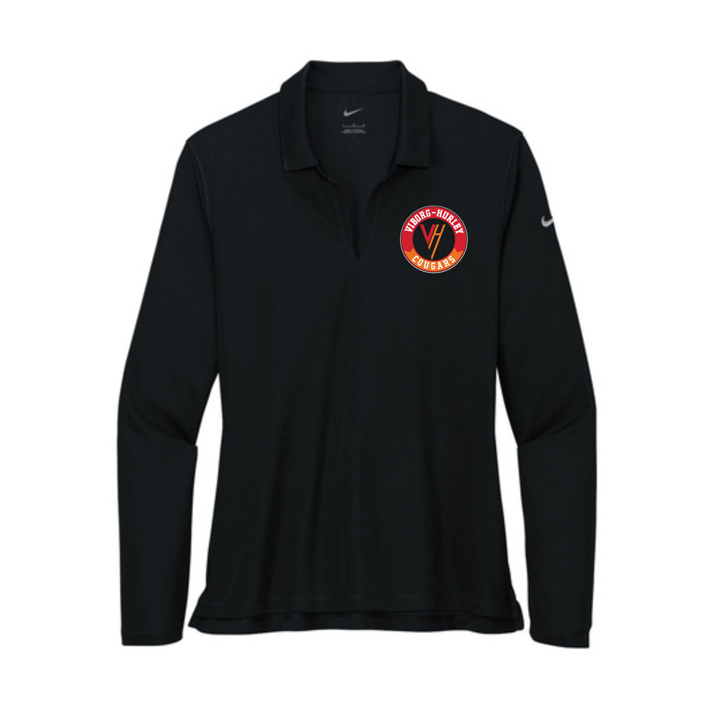 Viborg-Hurley Staff Nike Women's Dri-FIT Micro Pique 2.0 Long Sleeve Polo