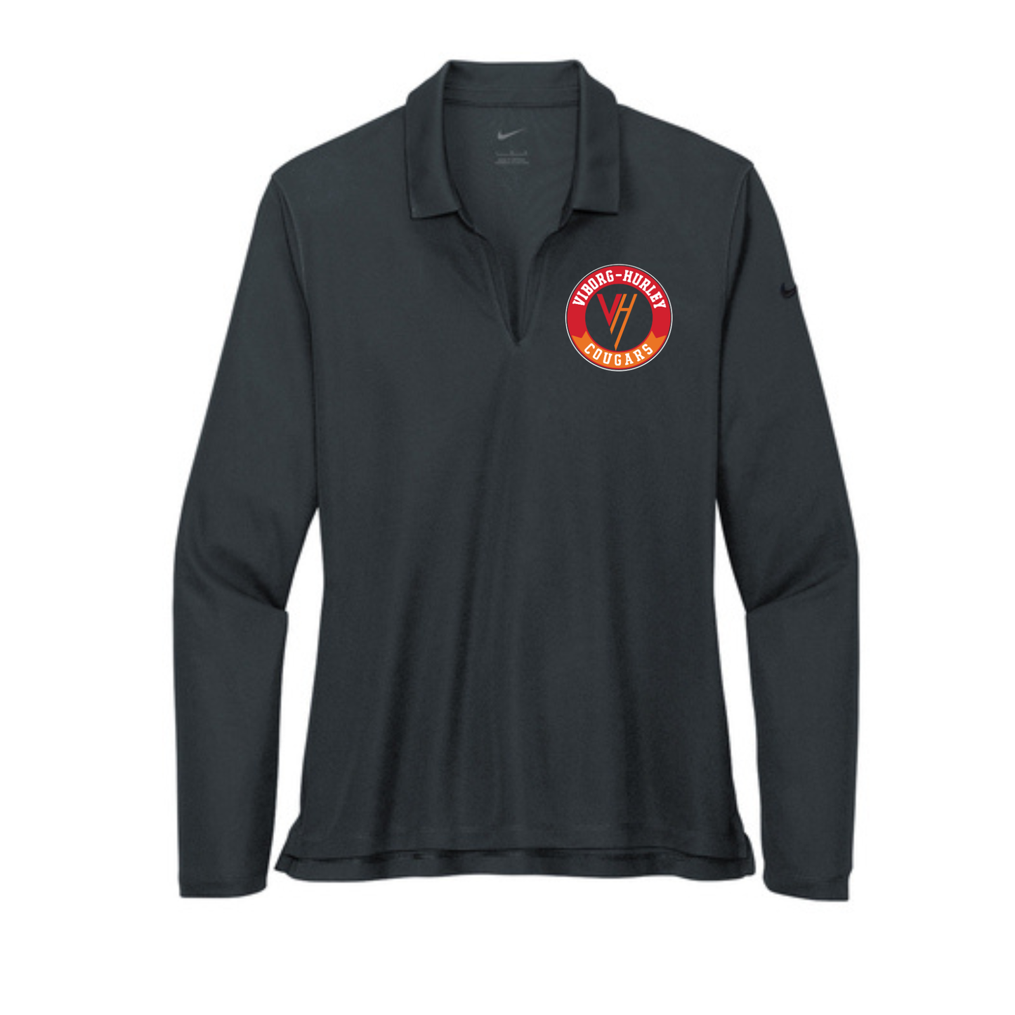 Viborg-Hurley Staff Nike Women's Dri-FIT Micro Pique 2.0 Long Sleeve Polo