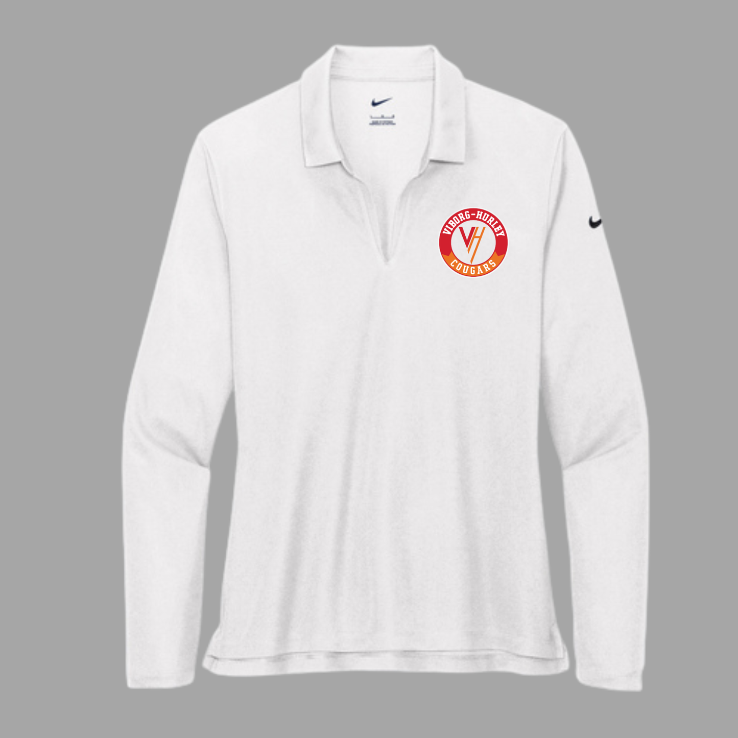 Viborg-Hurley Staff Nike Women's Dri-FIT Micro Pique 2.0 Long Sleeve Polo