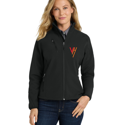 VH Booster Club Port Authority® Women's Textured Soft Shell Jacket