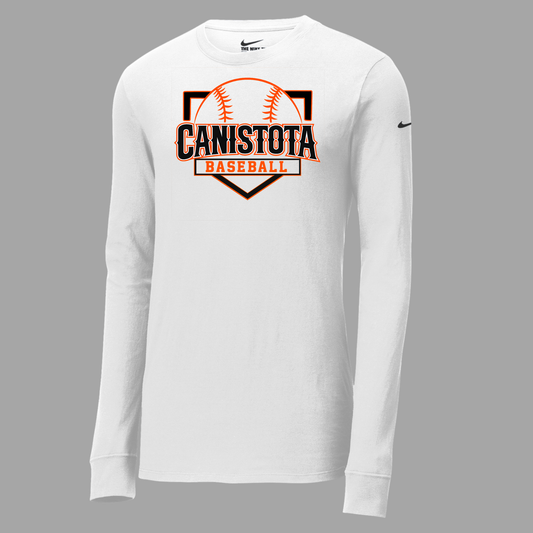 Canistota Baseball Nike Dri-FIT Cotton/Poly Long Sleeve Tee