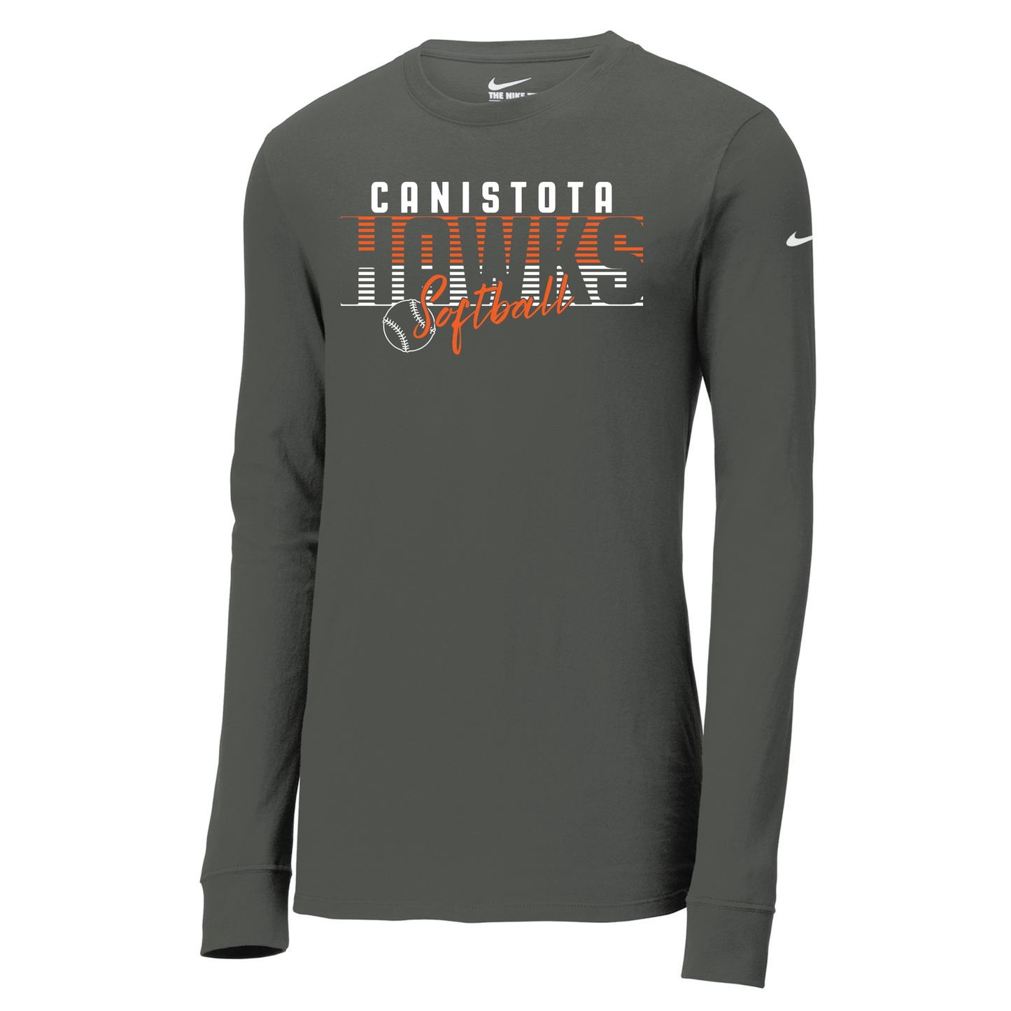 Canistota Softball Nike Dri-FIT Cotton/Poly Long Sleeve Tee