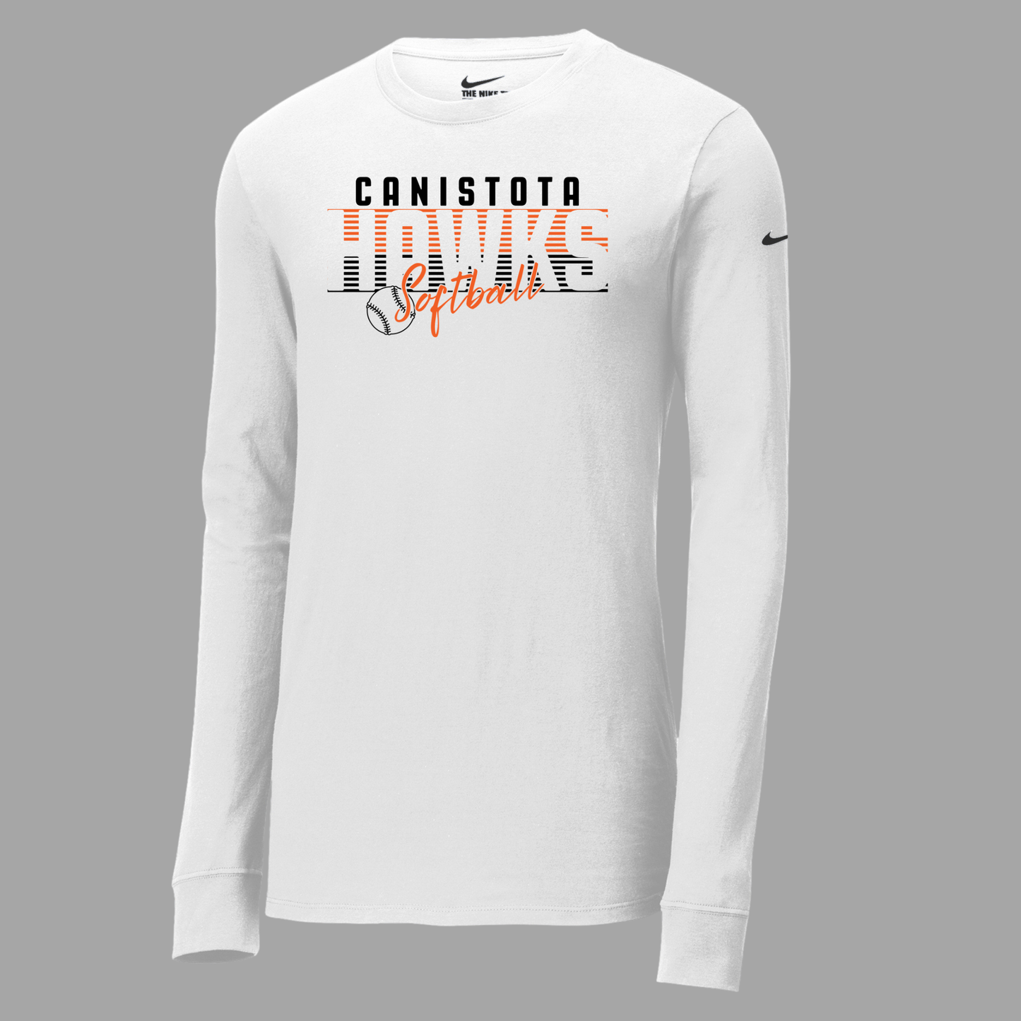 Canistota Softball Nike Dri-FIT Cotton/Poly Long Sleeve Tee