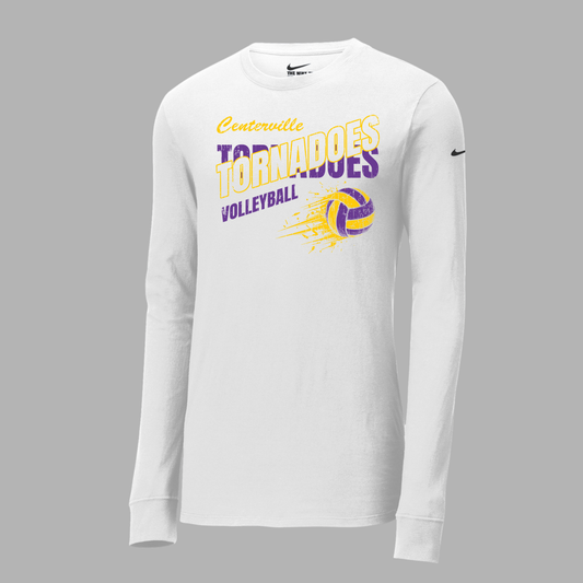Centerville Volleyball Nike Dri-FIT Cotton/Poly Long Sleeve Tee