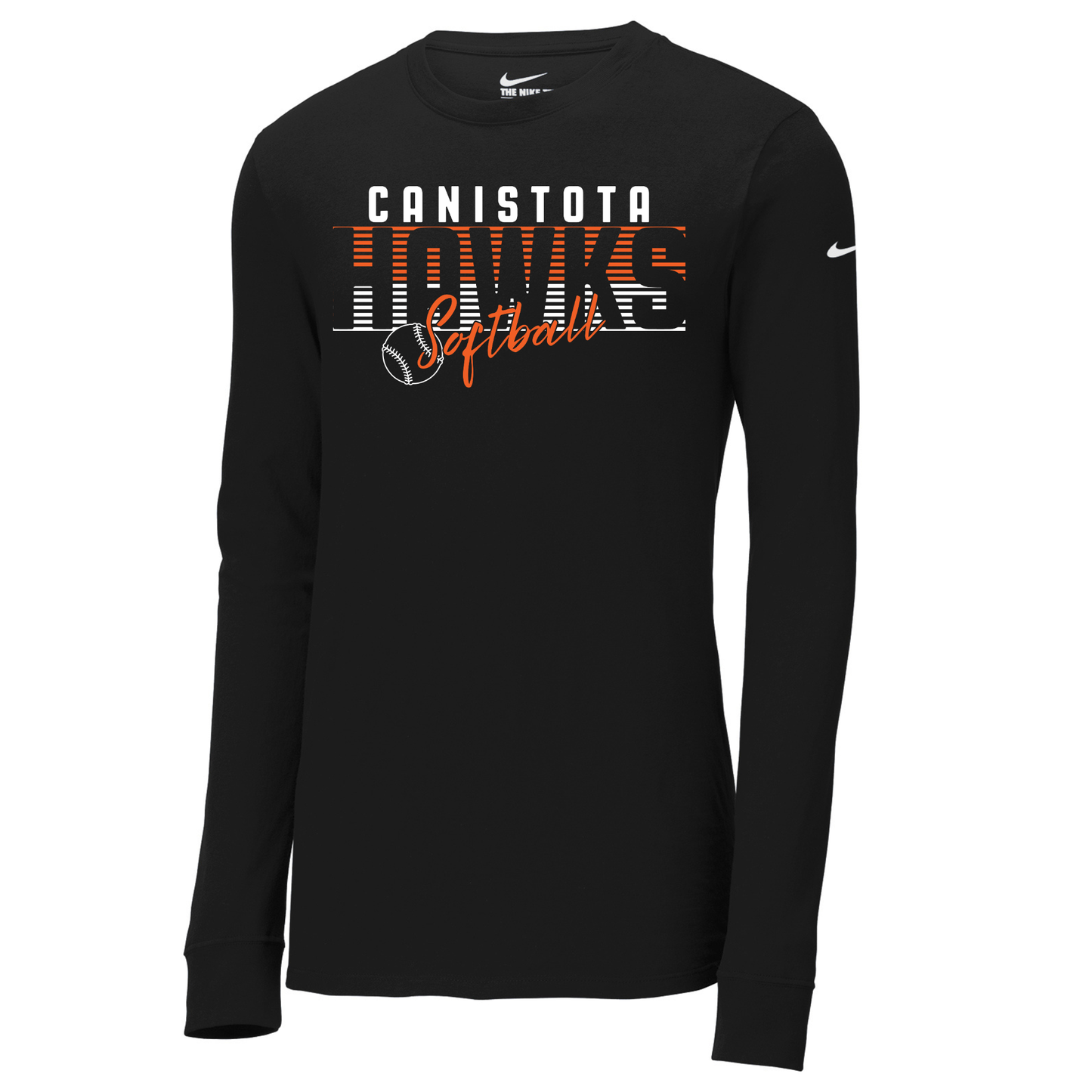 Canistota Softball Nike Dri-FIT Cotton/Poly Long Sleeve Tee
