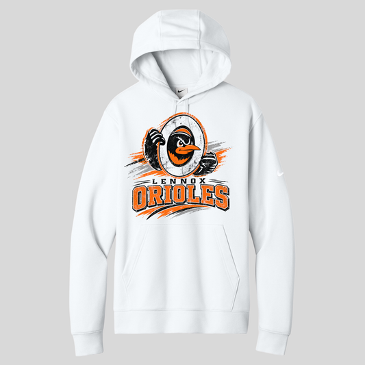 Lennox Booster Booster Club Nike Club Fleece Sleeve Swoosh Pullover Hoodie