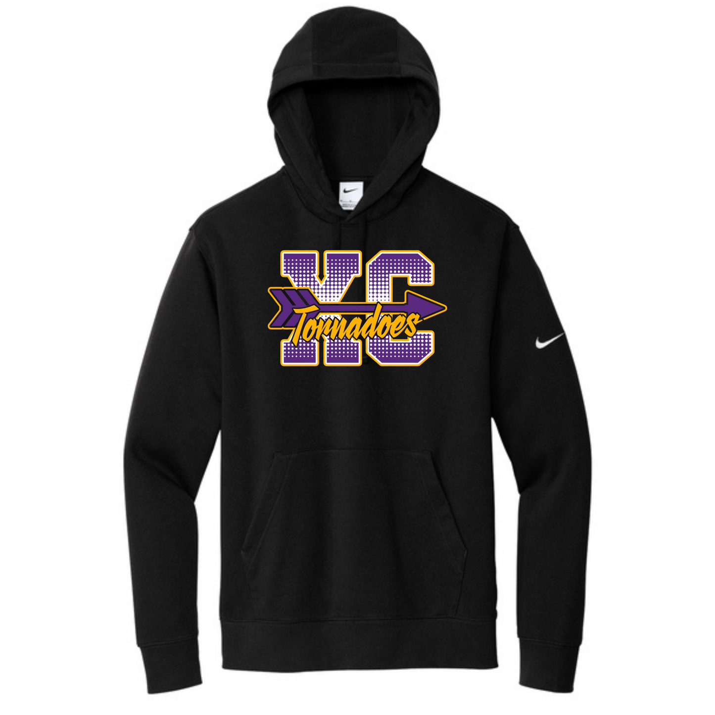Centerville XC Nike Club Fleece Sleeve Swoosh Pullover Hoodie