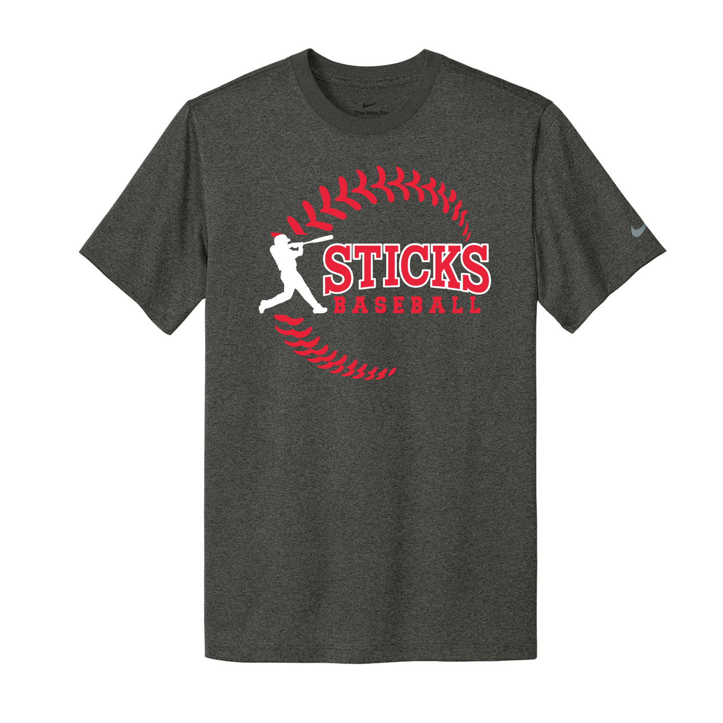 Sticks Baseball Nike Swoosh Sleeve rLegend Tee