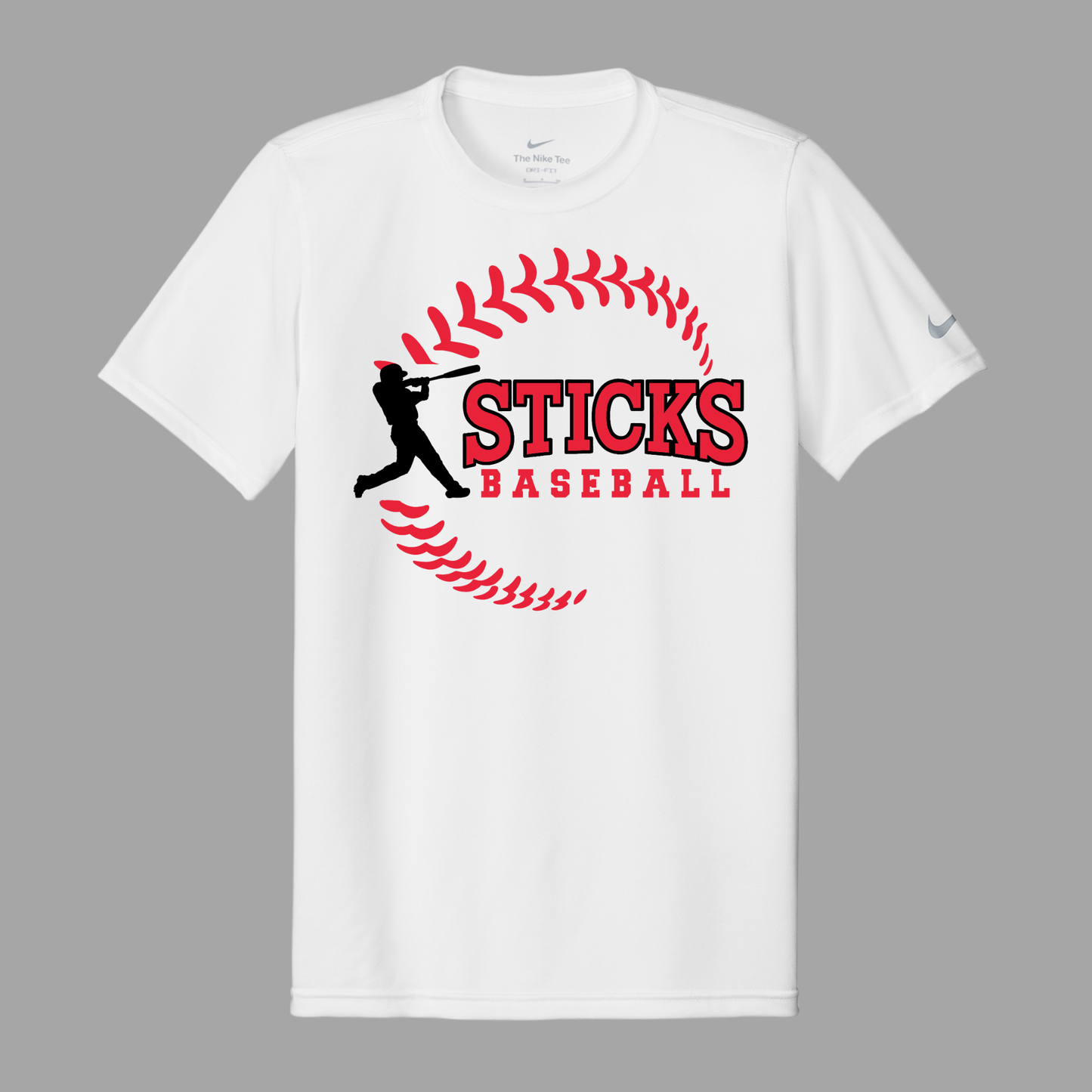 Sticks Baseball Nike Swoosh Sleeve rLegend Tee