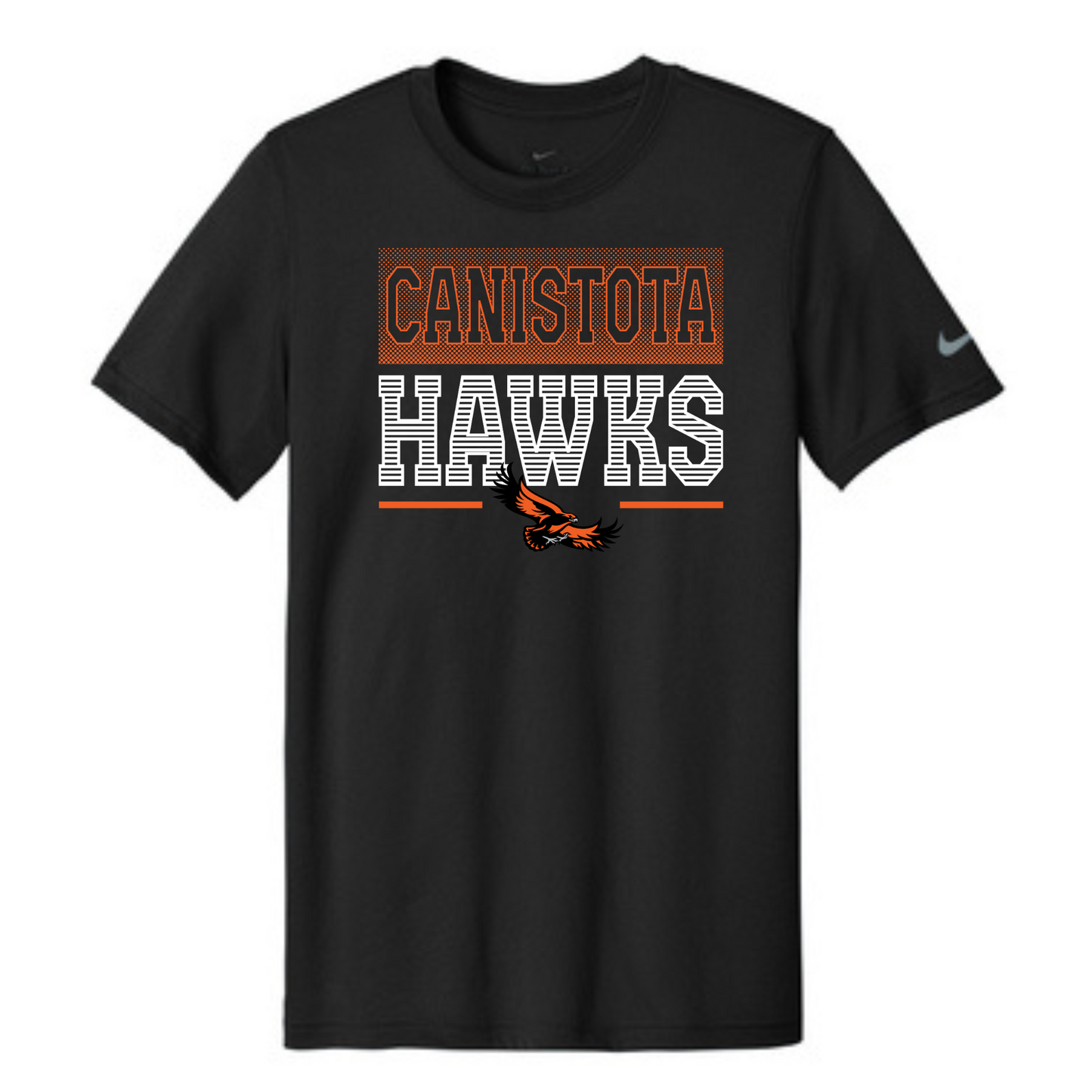 Canistota Hawks Nike Swoosh Sleeve rLegend Tee