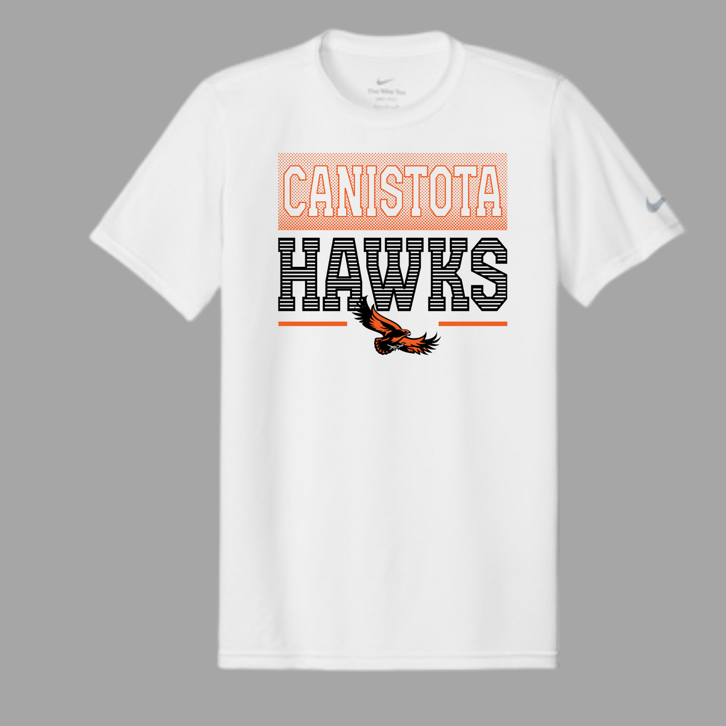 Canistota Hawks Nike Swoosh Sleeve rLegend Tee