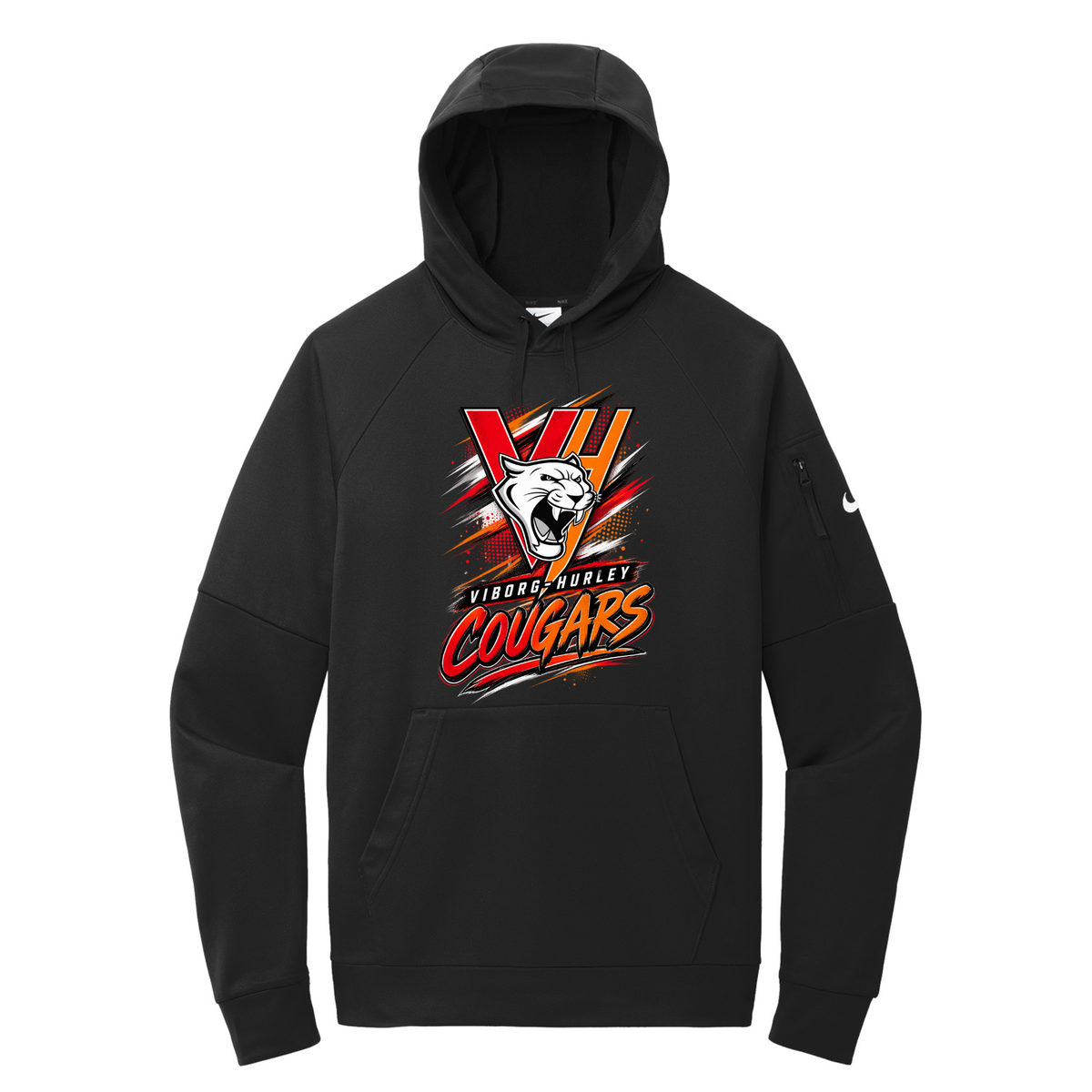 VH Booster Club Graphic Nike Therma-FIT Pocket Pullover Fleece Hoodie