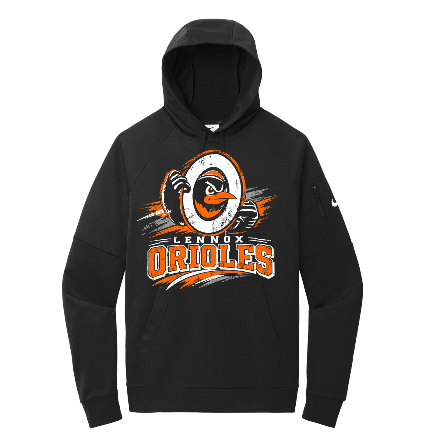 Lennox Booster Club Nike Therma-FIT Pocket Pullover Fleece Hoodie